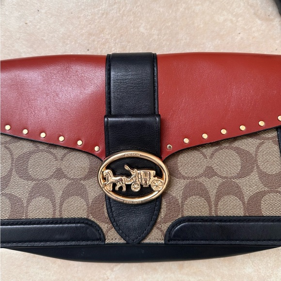 Coach bag. Long straps and shoulder straps - Picture 2 of 6